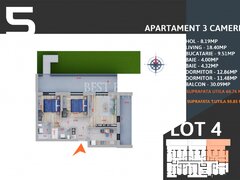 Trei camere gradina mutare rapida, 5 min STB